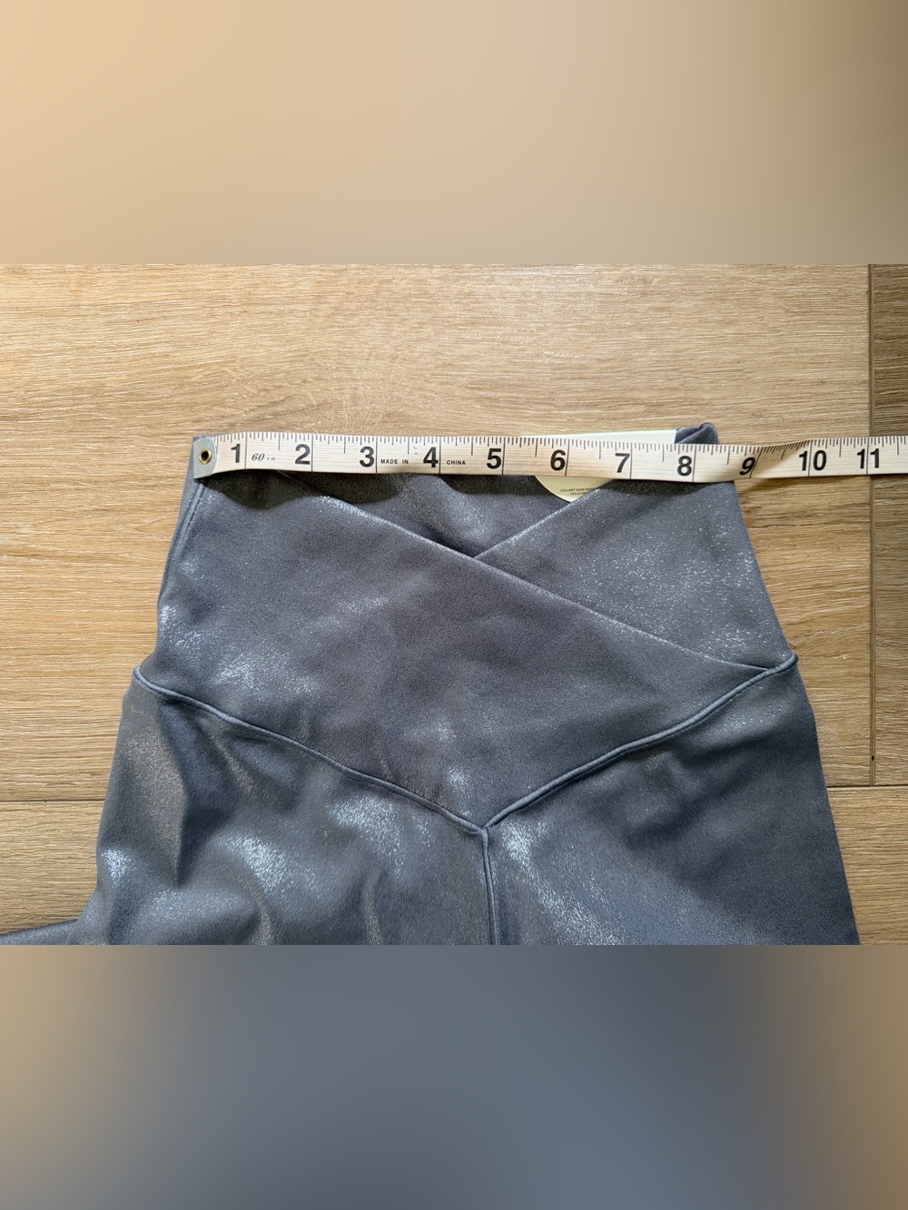 OFFLINE by Aerie Real Me Crossover Shimmer 7/8 Leggings NWT - Picture 4 of 9